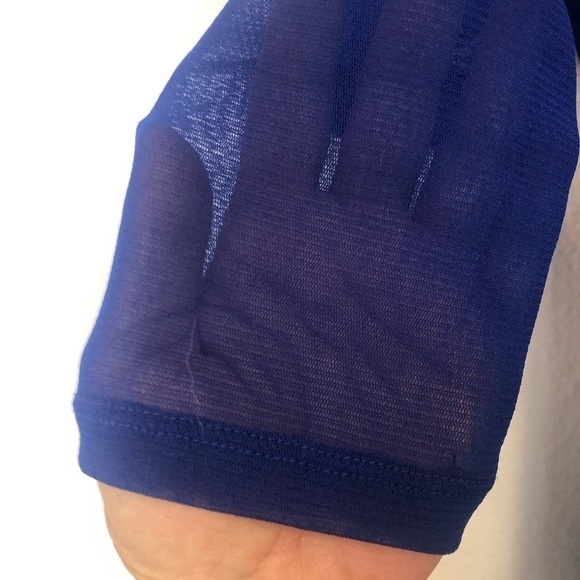 INC International Concepts /Women's/ Colbot blue Top/Embellishment on front/ S - Picture 2 of 8